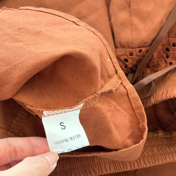 Lace Burnt Orange Boho Set - Picture 4 of 4